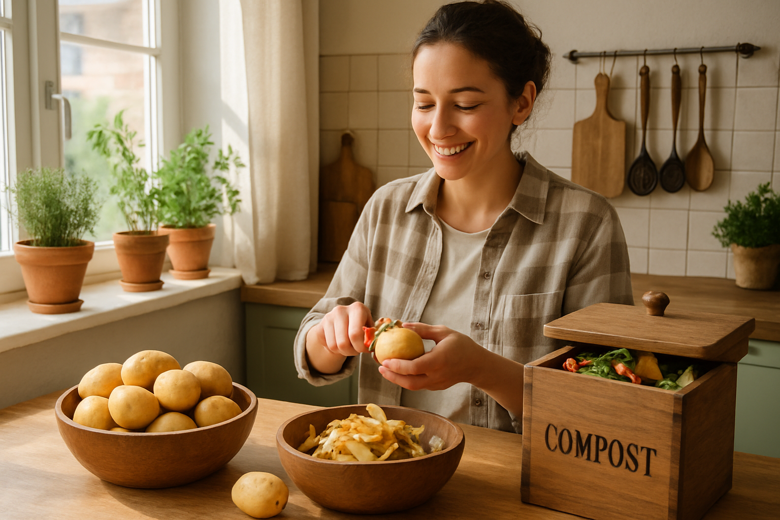 découvrez comment eplucher des pommes de terre tout en compostant efficacement vos déchets ! apprenez des astuces pratiques pour réduire le gaspillage alimentaire et enrichir votre compost, tout en favorisant un jardin sain et durable.